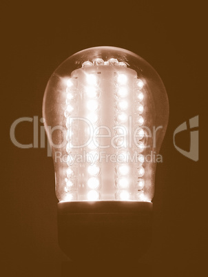 LED Light Bulb vintage