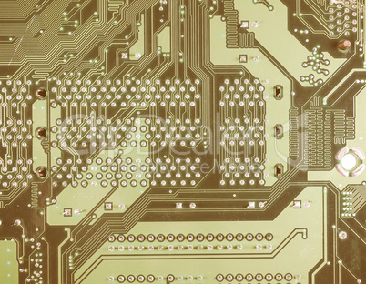 Printed circuit background vintage