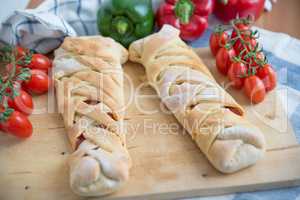 Stromboli, italienisches Pizzabrot