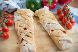 Stromboli, italienisches Pizzabrot