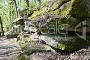 Felsen bei Bad Kissingen