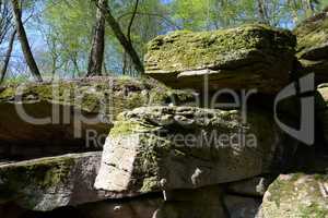 Felsen bei Bad Kissingen