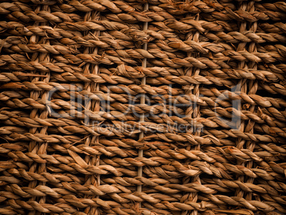 Texture of a seaweed basket