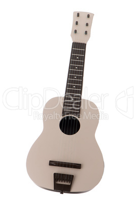 Beige guitar toy