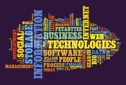Professional concept word cloud