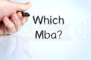 Which mba text concept