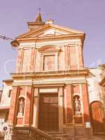 Santa Croce church, Rivoli vintage