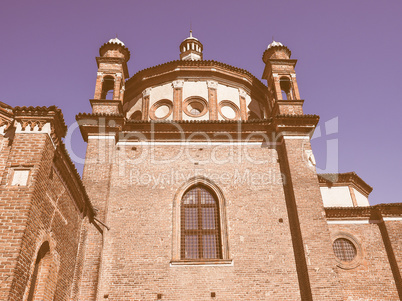 Sant Eustorgio church Milan vintage