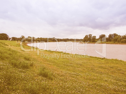 Elbe river vintage