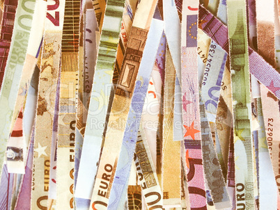 Euro note vintage