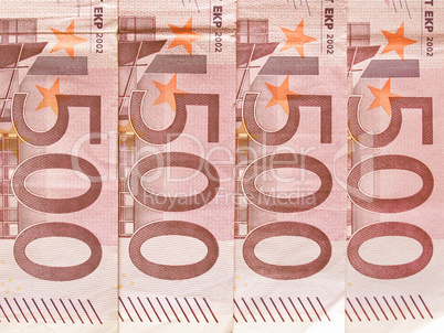 Euro note vintage