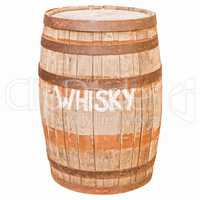 Retro looking Barrel cask