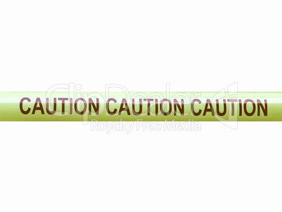 Caution vintage