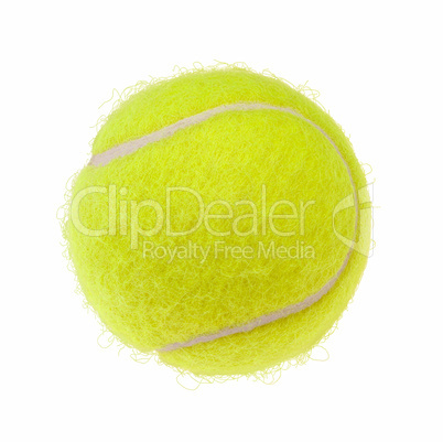 Tennis ball cutout