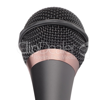dynamic microphone isolated