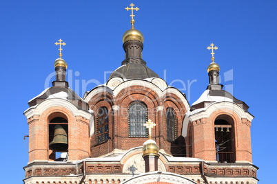 church in the winter daytime