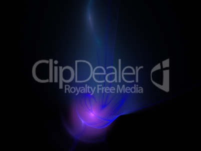 image of one Digital Fractal on Black Color image of one Digital Fractal on Black Color