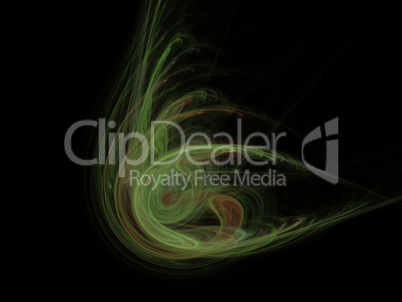 image of one Digital Fractal on Black Color image of one Digital Fractal on Black Color