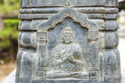 Buddha Carving Statue at Buddhist Temple