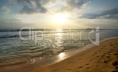 Ocean in evening