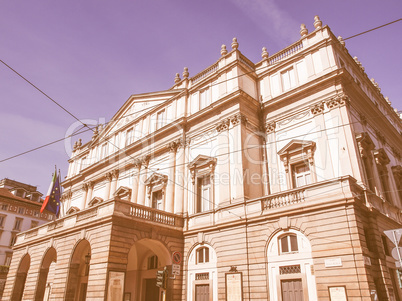 Teatro alla Scala Milan vintage