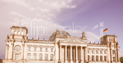 Reichstag in Berlin vintage