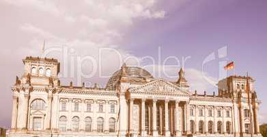 Reichstag in Berlin vintage