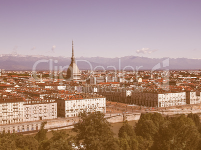 Turin view vintage