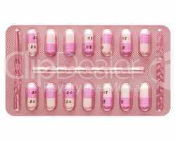 Pill picture vintage