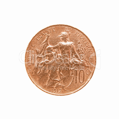 Coin isolated vintage