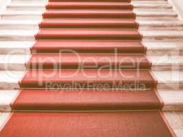 Red carpet vintage