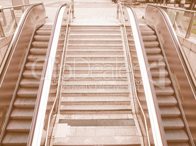 Escalator vintage