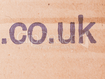 Internet co uk url vintage