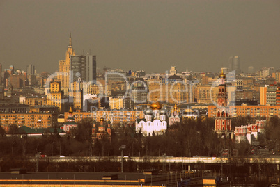 Panorama Moscow of Russia Center.