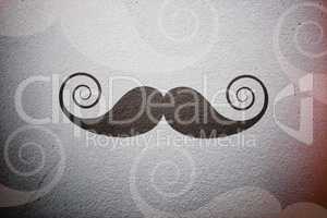 Composite image of mustache logo