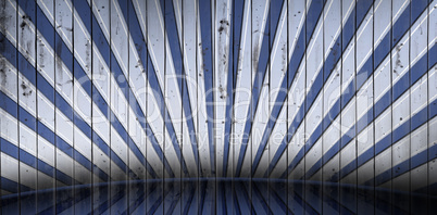 Composite image of cool linear pattern in blue
