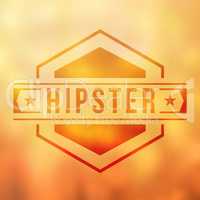 Composite image of hipster logo