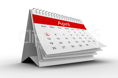 April calendar