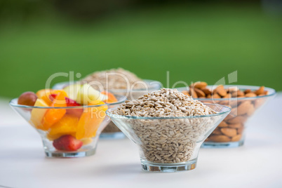 Bowl of healthy ingredients