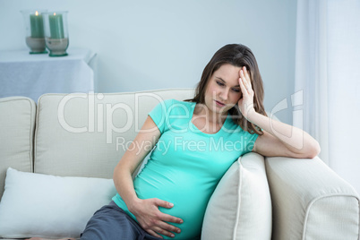 Pregnant woman with headache