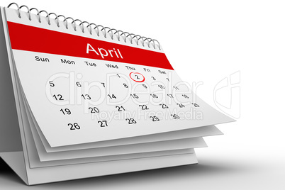 April calendar