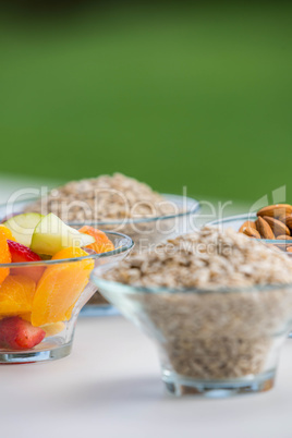 Bowl of healthy ingredients