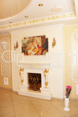 graceful interior in restaurant Banquet hall in Chernihiv