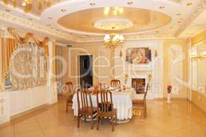 graceful interior in restaurant Banquet hall in Chernihiv