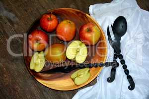 Äpfel mit Eisen - Besteck
