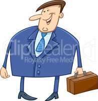 businessman with briefcase cartoon