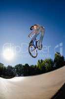 High BMX jump