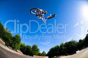 High BMX jump