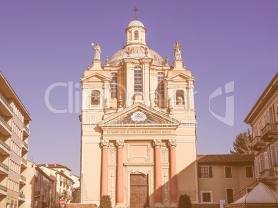 Church of San Bernardino meaning St Bernardine in Chieri vintage