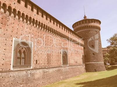Castello Sforzesco, Milan vintage Castello Sforzesco, Milan vintage